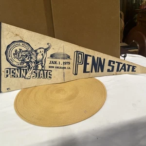 1979 Penn State Nittany Lions NCAA Vintage Pennant Sugar Bowl Rare Flag Banner - Picture 1 of 6