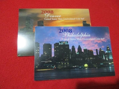 2008 P&D United States Mint Set.  28 Coin Set NO BROWN BOX       #MF-5395 - Image 1 of 4