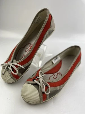 Zapato Puma Ballet Plano Para Mujer Talla 7 Retro Inspirado De Colección Años 50 y 70 Logo Mezcla Raro Foto 1 de 4