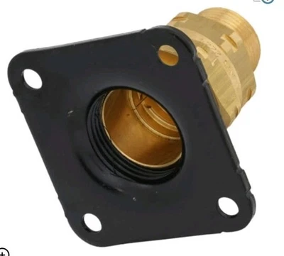 Montaje de terminación de 3/4" x 3/4" NPT macho con brida cuadrada Foto 1 de 3