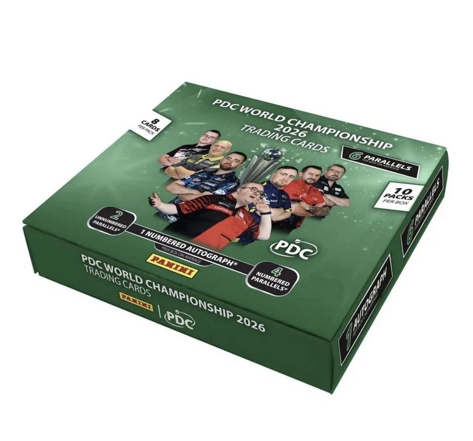 Panini PDC World Championship 2026 Darts Trading Card Collection - ✅Premium Box✅