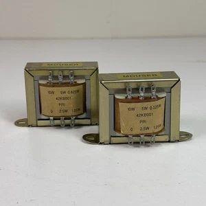 (2) Vintage Mouser 42KB001 SEC Transformer for Ham Radio/Amp Projects - Picture 1 of 9