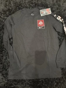 Nike Ohio State OSU Nike Kids Boy's Long Sleeve T-Shirt NCAA NWT L - Picture 1 of 3
