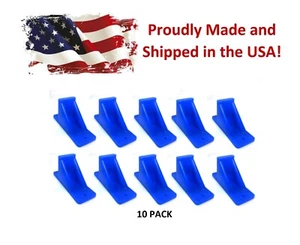 Blue Plastic Roof Mini Snow Ice Guard- 10 Pack | Stop Sliding Snow Stop Buildup  - Picture 1 of 4