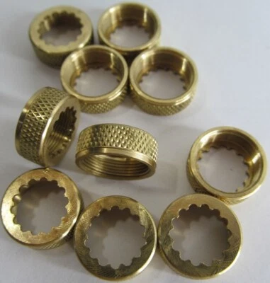 PACK DE 10 TAPONES DE ROSCA NUEVOS SCHLAGE/LEGION C503118 LATÓN/NÚCLEO FSIC Foto 1 de 3