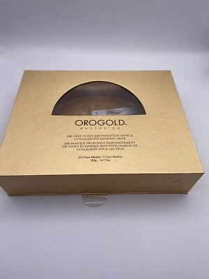 7 Orogold 24K Deep Tissue Rejuvenation Mask & 3 Collagen Eye Renewal Mask - Image 1 of 4