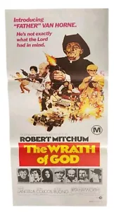 Daybill The Wrath of God Original Australian Poster Rita Hayworth Robert Mitchum - Foto 1 di 12