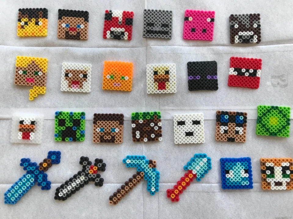 25 piezas Minecraft Niños Fiesta de Cumpleaños Favores Taza Pastel Cupcake Toppers Decoración Foto 1 de 4