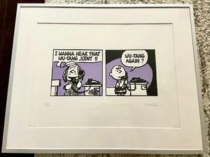 Mark Drew Signed Art Print Wu-Tang Clan Edition of 100 PEANUTS CHARLES SCHULZ  - Picture 1 of 4