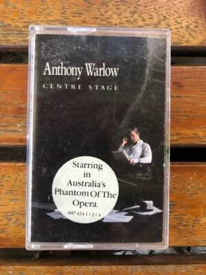 Anthony Warlow ‎– Centre Stage - cassette 1990 Australia. - Image 1 of 3