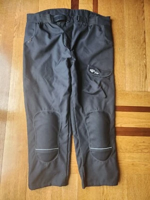 Joe Rocket Hombre Negro lMotocicleta Motociclista Montar Pantalones Rodilleras Acolchadas Foto 1 de 4