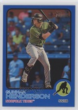 2022 Topps Heritage Minor League Edition Blue Border /99 Gunnar Henderson #147