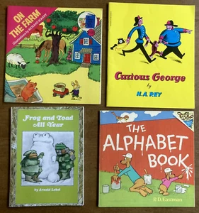 Vintage 1970's Frog & Toad, Curious George, Scarry, Eastman ABC Children Books - Picture 1 of 22