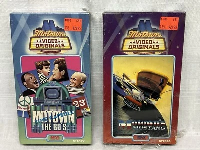 NEW SEALED Motown Time Capsule The 60s / Mustang (used) (VHS; 1986)  RARE LOT - Image 1 of 4