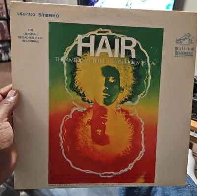 HAIR THE ORIGINAL TRIBAL LOVE-ROCK MUSICAL | Vinyl LP RCA ABD1-0245 | 1973 - Image 1 of 3