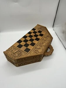 Vintage Wooden Chess Bali islands. - Picture 1 of 6