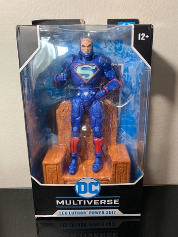 McFarlane DC Multiverse Lex Luthor Blue Power Suit & Throne 7" Action Figure Cover