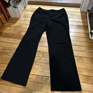 Old Navy Pants Womens 8 Short Black Straight Leg Office Stretch Academia Prep - Picture 1 of 8