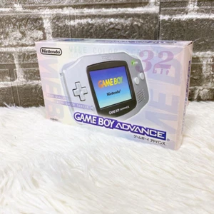 Nintendo GAMEBOY Advance Silver Console Set Retro Japan GBA Gaming - Picture 1 of 10