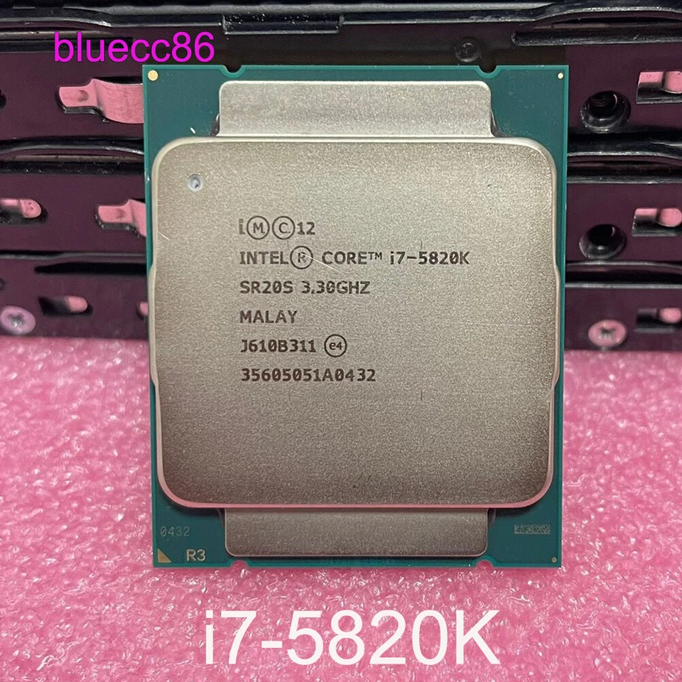 Intel Core i7-5820K FCLGA2011 CPU Processor 3.3GHz 6C/12T 15MB - Image 1 of 1