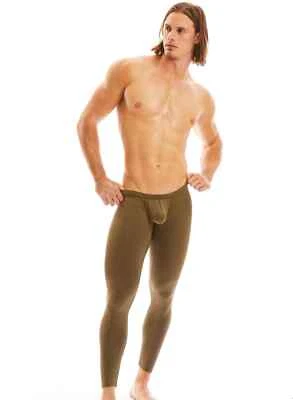 N2N Bodywear Hombres Verde Oliva Yoga Bolsa Medias Corredores Talla M L XL Foto 1 de 3