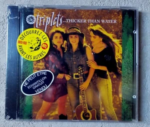 CD AUDIO MUSIQUE  / THE TRIPLETS "THICKER THAN WATER" CD ALBUM PROMO NEUF RARE - Picture 1 of 1