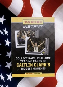 Exclusive 2024 Caitlin Clark Collection Info Card RC Year Panini Instant - Picture 1 of 3