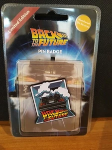 Official Back To The Future Limited Edition Enamel Pin Badge New Delorean - Imagen 1 de 3