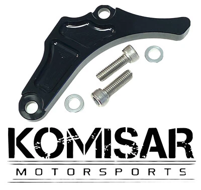 Yamaha YFZ450 Black Motor Engine Case Saver Chain Guard Billet CNC 2004-2013  - Image 1 of 4