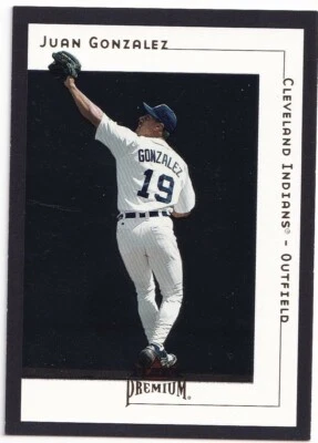 2001 Fleer Premium #40 Juan Gonzalez Cleveland Indians - Image 1 of 2