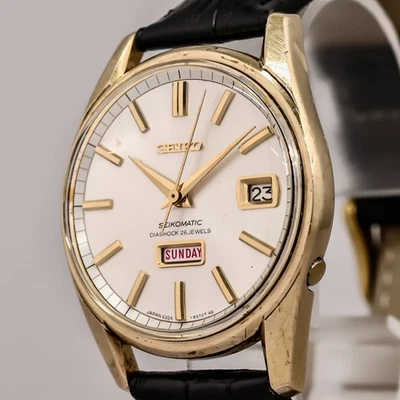 **Exc+5** Vintage 1965 SEIKO Seikomatic 6218-8971 Weekdater Automatic Gold Men's - Image 1 of 4