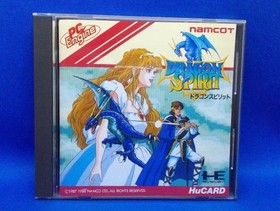 PCE Dragon Spirit NaMinichampso 1988 PC Engine Hu Card DRAGON SPIRIT