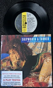 Skipworth & Turner – Thinking About Your Love 7'' Vinyl 1985 TESTED VG+ VIDEO - Picture 1 of 8