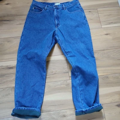 L.L. Pantalones de mezclilla para hombre Bean aislados azules verde polar calce clásico etiqueta 35x29 (33X28) Foto 1 de 4