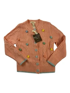 Matilda Jane Dream Chasers Lookin’ Peachy Cardigan Girls Size 4 NEW With Tags - Picture 1 of 5
