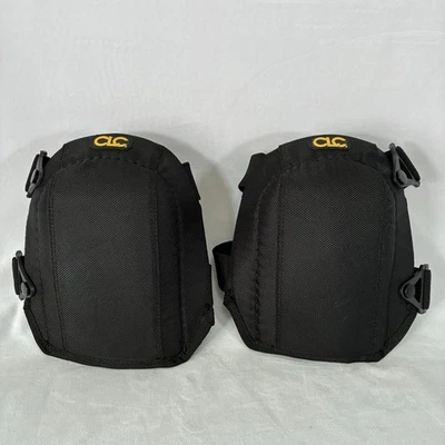 CLC Work Gear Heavy-Duty Flooring Kneepads Black Adjustable w/ Foam Padding - Image 1 of 4