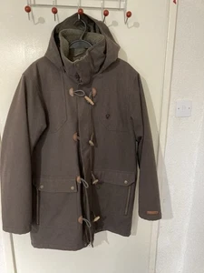 Merrell Grey Men's Hooded Rain Coat Jacket Size XL - Picture 1 of 8