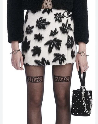 ALEXANDER WANG FLORAL WOOL ALPACA SKIRT SIZE 8 Foto 1 de 4