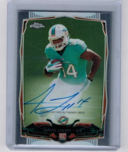 2014 Topps Chrome Jarvis Landry Rookie Auto RC #177 - Image 1 of 1