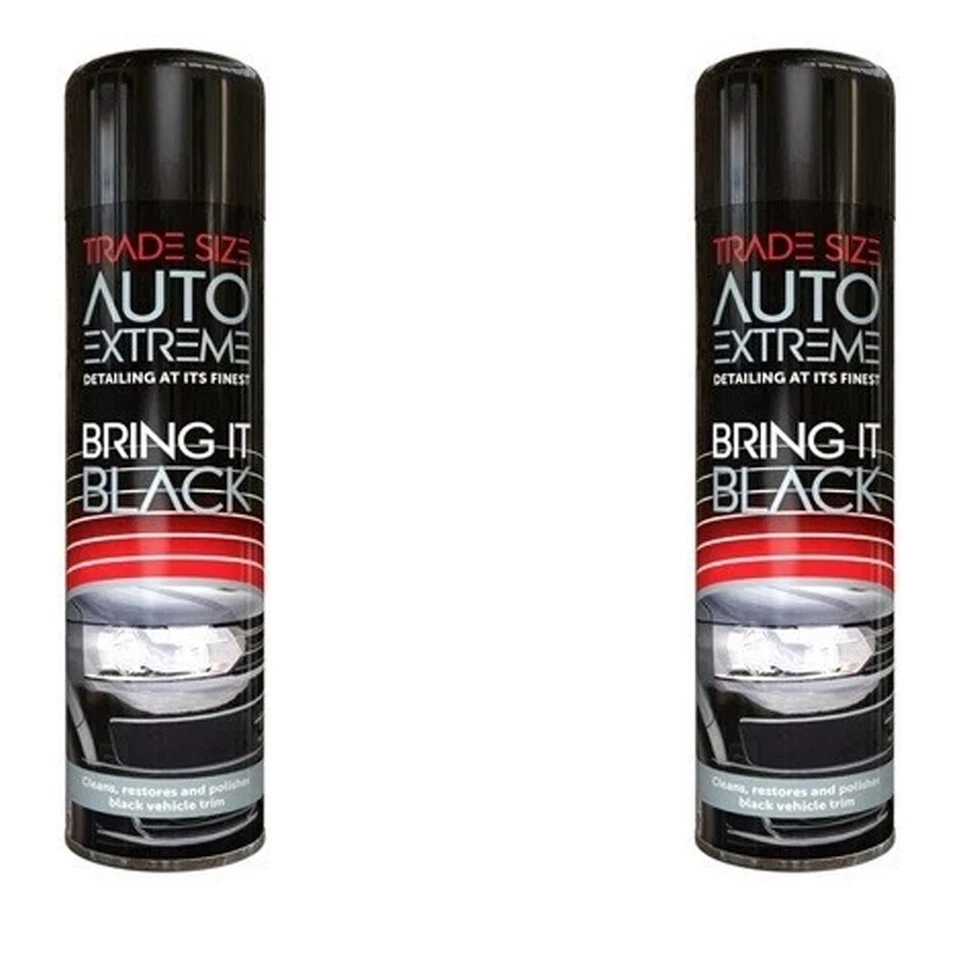 2x Auto Extreme Professional Bring It Black 750ml - Image 1 of 1
