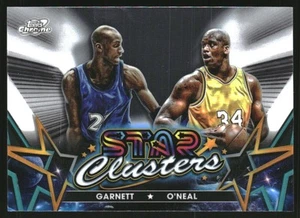 2023-24 Topps Cósmico Cromo Star Clusters Kevin Garnett Shaquille O'Neal INSERTAR - Imagen 1 de 2