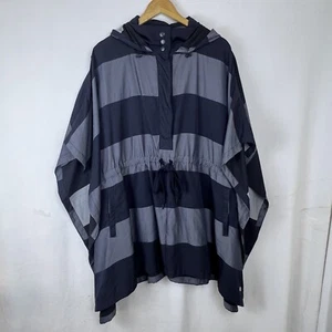 Poncho Lane Bryant Livi Active con capucha azul marino plateado brillo para mujer 14/16 ceñido - Imagen 1 de 9