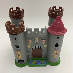 VTG Blue Box Hidden Adventures Toy Miniature Castle ONLY See Photos - Picture 1 of 8