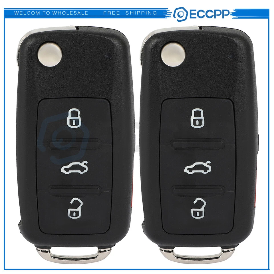 2 para Volkswagen Tiguan Passat 2011 2012 2013-2016 sistema de entrada remota sin llave Foto 1 de 4