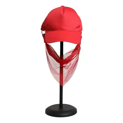 DOLCE & GABBANA Sombrero Rojo Algodón 6 Paneles Mujer Béisbol Capello 57/S PVP 600USD Foto 1 de 4