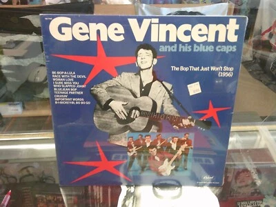 Gene Vincent The Bop That Just Won't Stop 1956 LP 1974 Capitol SEALED Rockabilly - Image 1 of 2