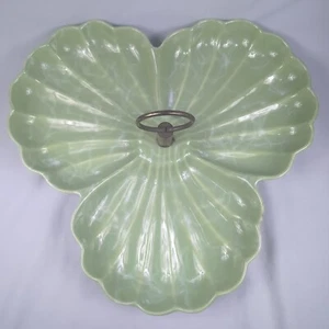 MCM California Original #90 USA Lazy Susan Divide Serving Floral Ceramic Vintage - Picture 1 of 13