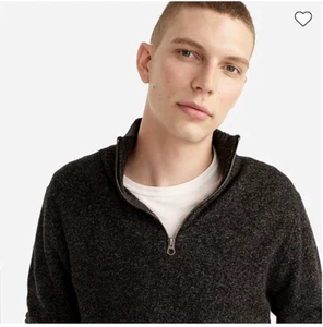 Maglione JCREW Marled robusta lana merino mezza cerniera articolo BA310 - Foto 1 di 10