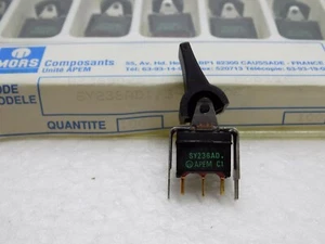 1x APEM Toggle Switch SY236AD Gold plated sy236ad1,3-6+U702 - Picture 1 of 5