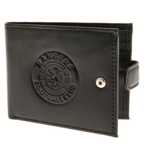 Rangers FC Black Leather RFID Anti Fraud Wallet Official Merchandise - Bild 1 von 4